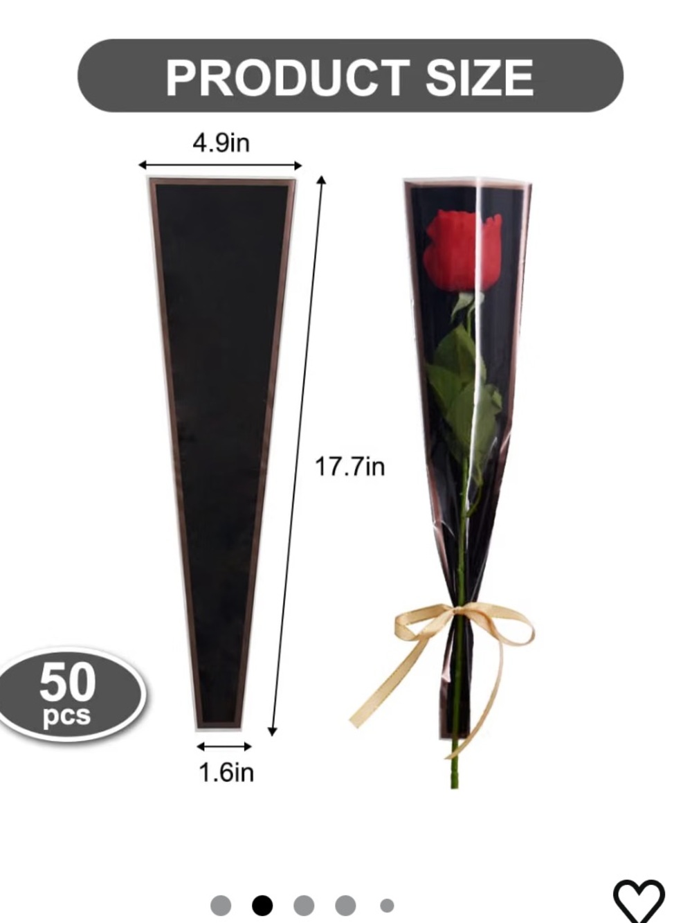 Single Flower Wrappers and Water Tubes - Picture 3 of 5
